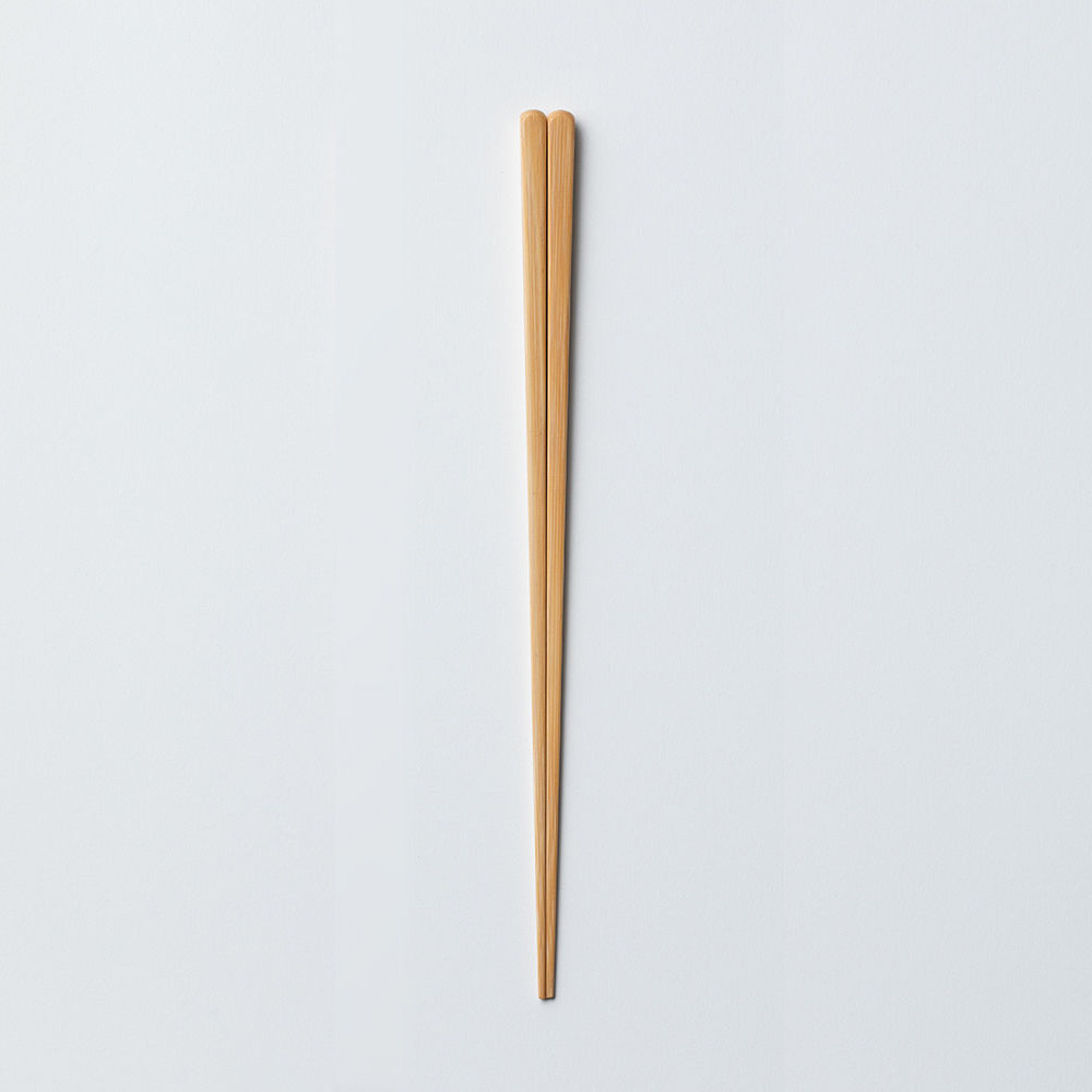 熊本 ヤマチクの「竹箸（食洗機対応）白竹 」（常温品）