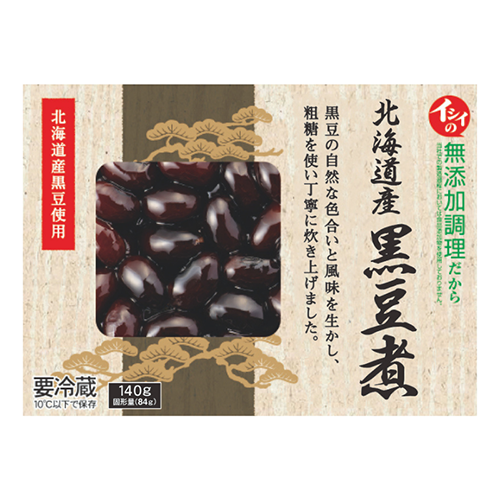 【12月21日からお届け】北海道産黒豆煮140ｇ（固形量84ｇ）（冷蔵品）*＿