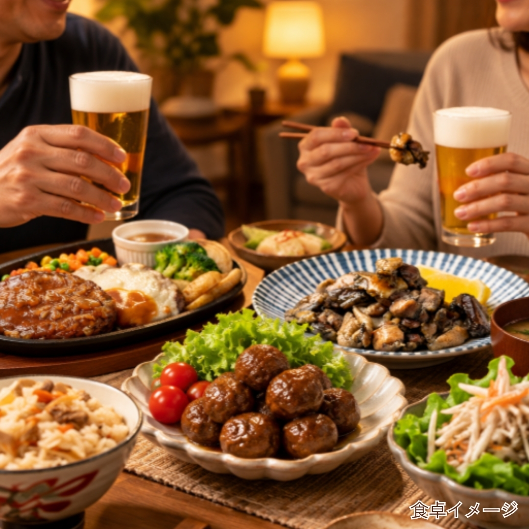 おつまみ&ごはん 食卓イメージ