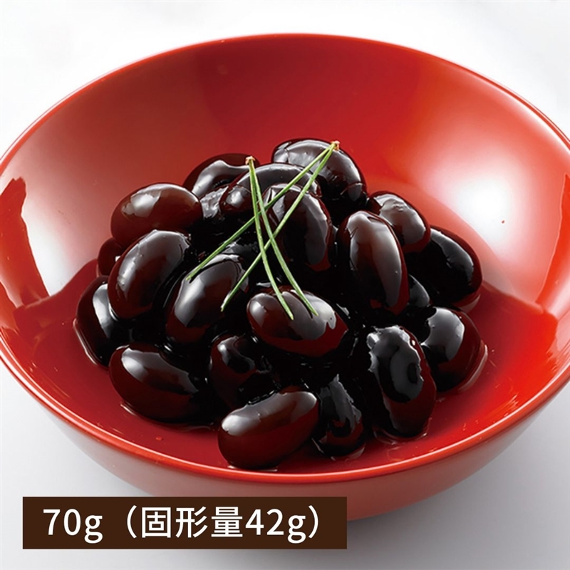 【定期便同梱専用】丹波篠山産黒豆煮70g（固形42g）（冷蔵品)