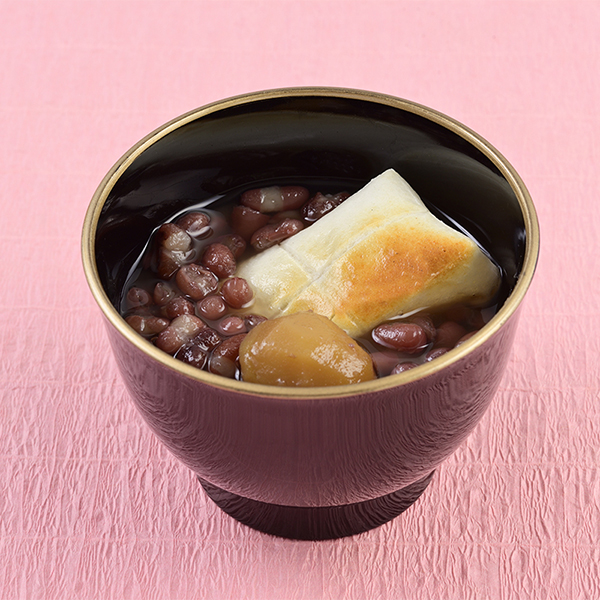 北海道十勝産小豆の栗入り汁粉