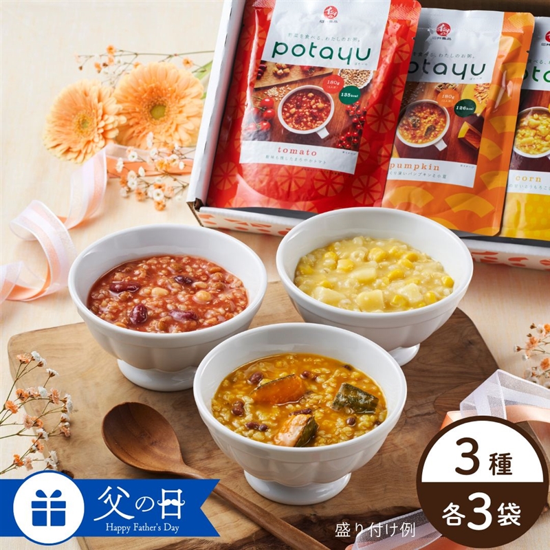 父の日 ギフト potayu 9袋セット