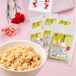 【母の日/送料無料】発芽玄米ごはん (170g) 30袋(母の日包装・カードあり/常温品)_
