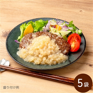 【11月5日からお届け】千葉市原市の姉崎だいこんを使ったハンバーグ おろしソース 5袋（冷蔵品）