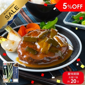 京都の九条ねぎを使ったハンバーグ 和風しょうゆソース 5袋（冷蔵品）