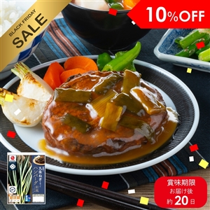 【送料無料】京都の九条ねぎを使ったハンバーグ 和風しょうゆソース 12袋（冷蔵品）