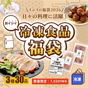 【福袋2026/送料無料】おイシイ 冷凍食品福袋（3種30品/冷凍品）＿