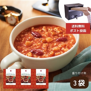 【送料無料/ポスト投函】野菜のお粥 potayu(ぽたーゆ)トマト 3袋(常温品)