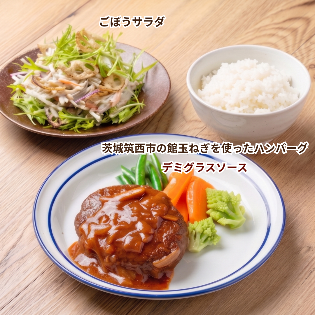 夏のごちそう便 ハンバーグとごぼうサラダ | 石井食品の無添加調理 夏のごちそうSALE 2026