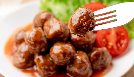 常温保存てりやきミートボール 50袋（常温品）｜非常食・防災食・長期保存食・備蓄